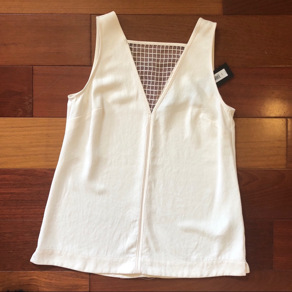NWT Banana Republic sleeveless top with mesh front